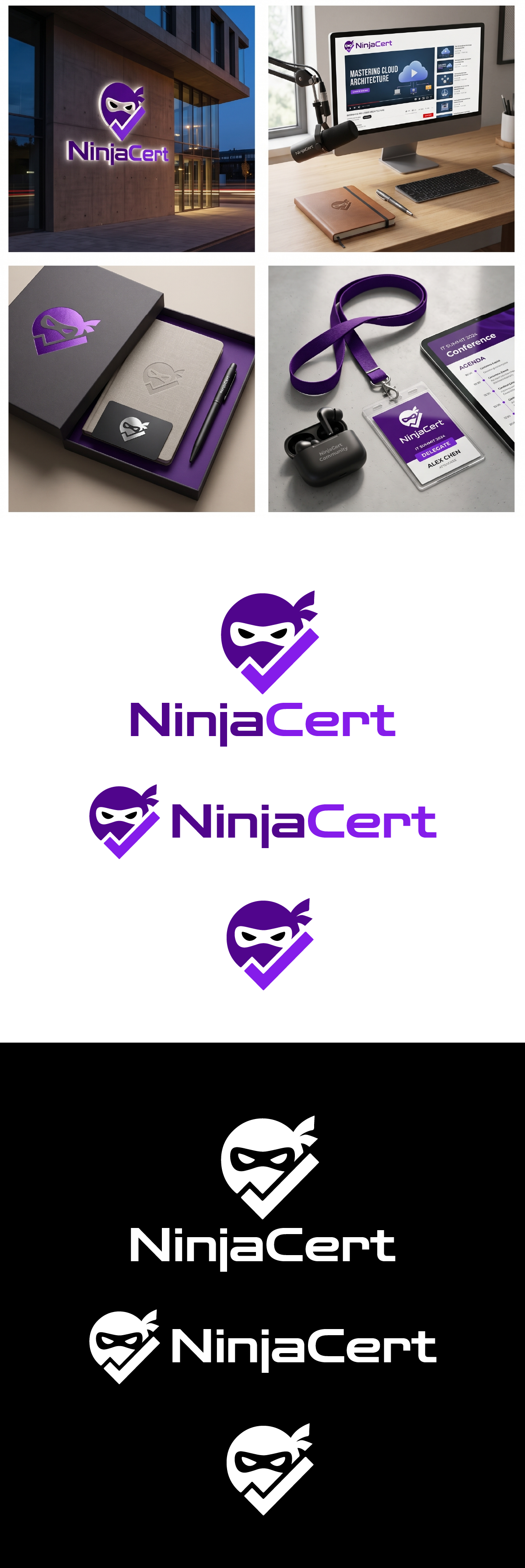 Logo Design by Elrich for NinjaCert, LLC | Design #37477052