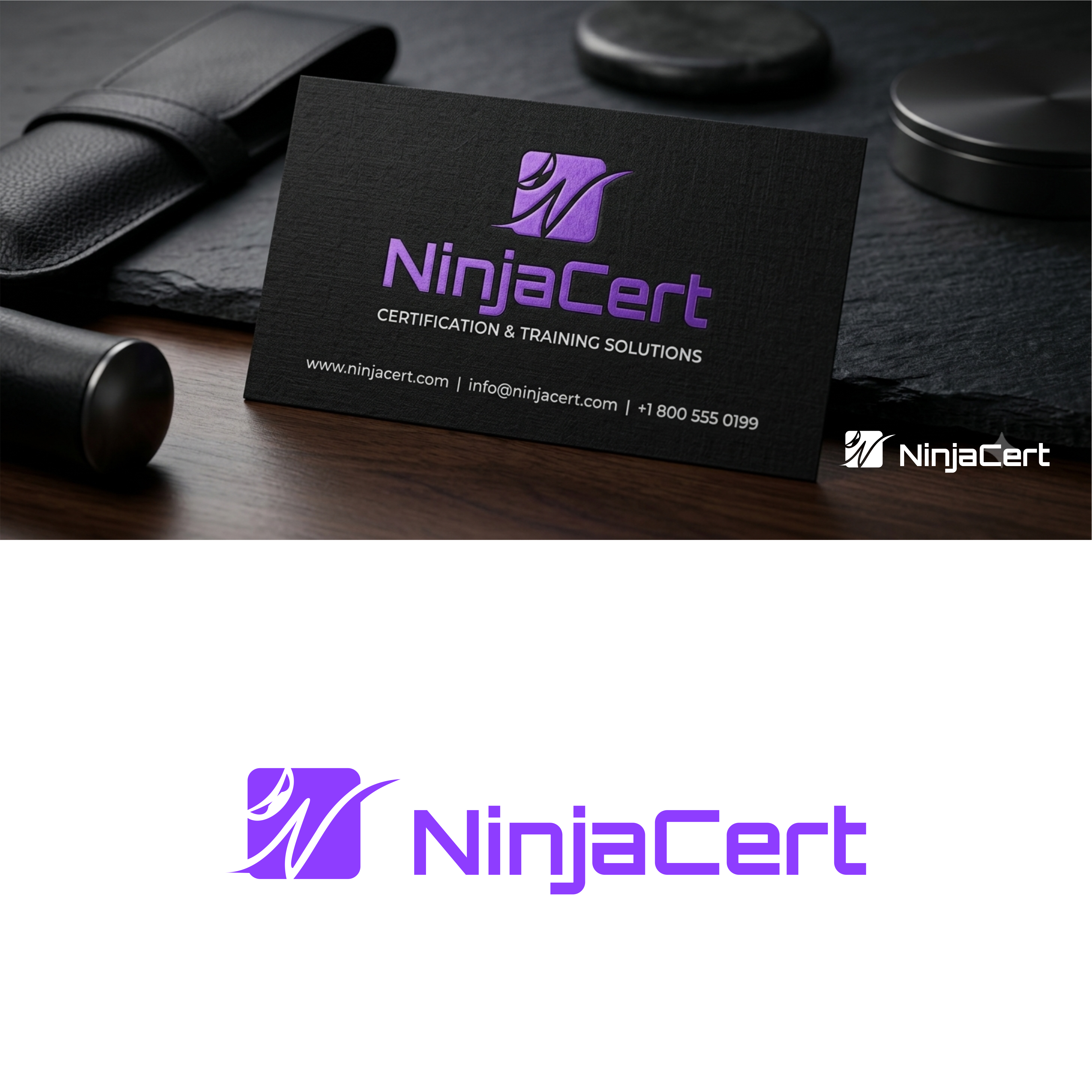 Logo Design by Permata for NinjaCert, LLC | Design #37481568
