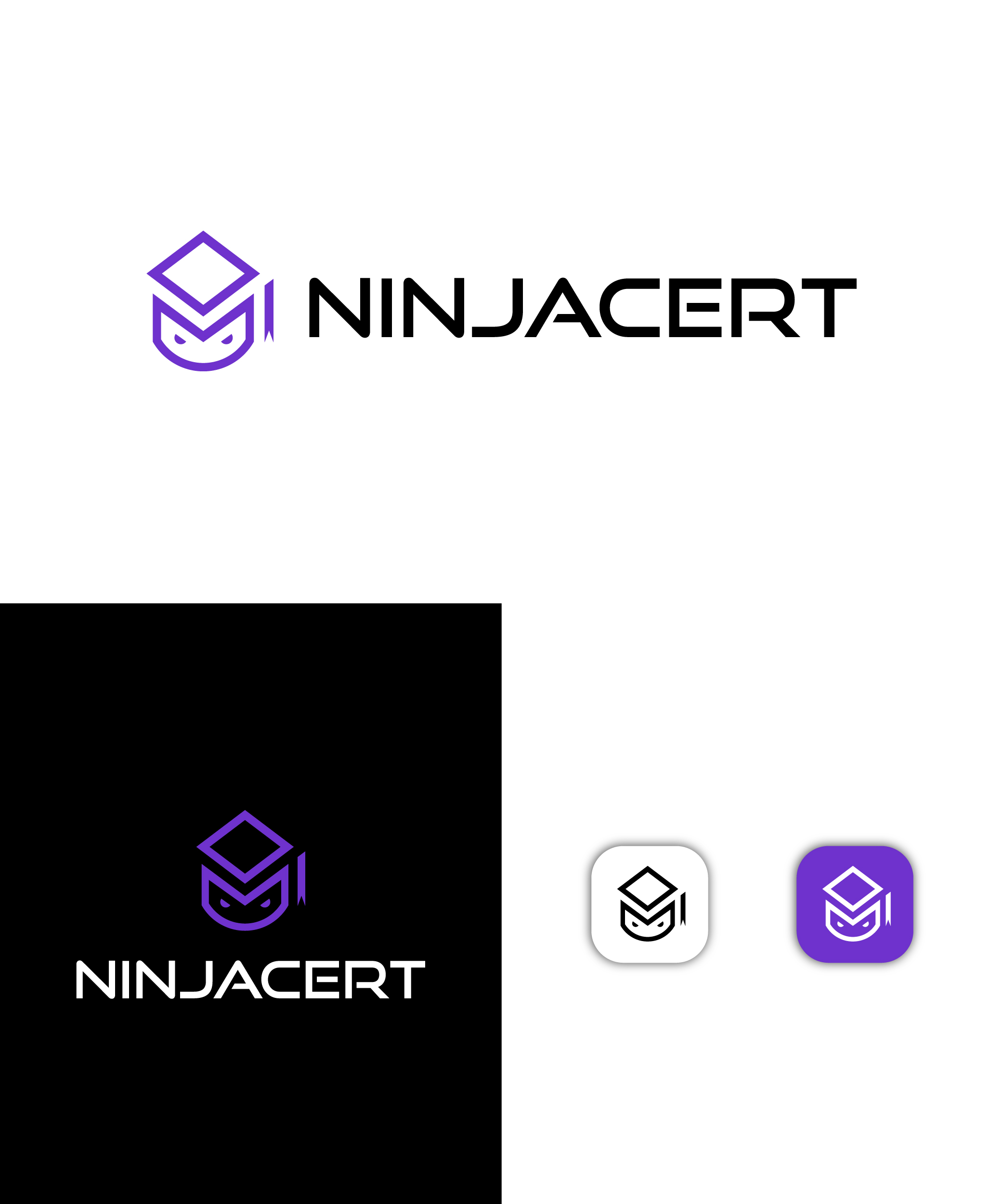 Logo Design by Heem for NinjaCert, LLC | Design #37476666