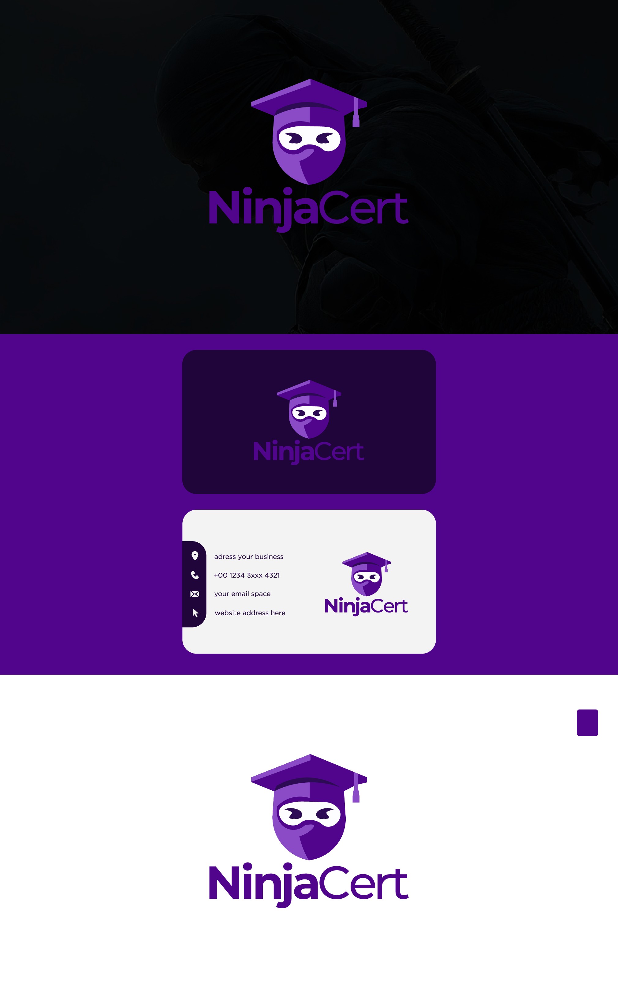 Logo Design by Annapoorna Design Co for NinjaCert, LLC | Design #37477940