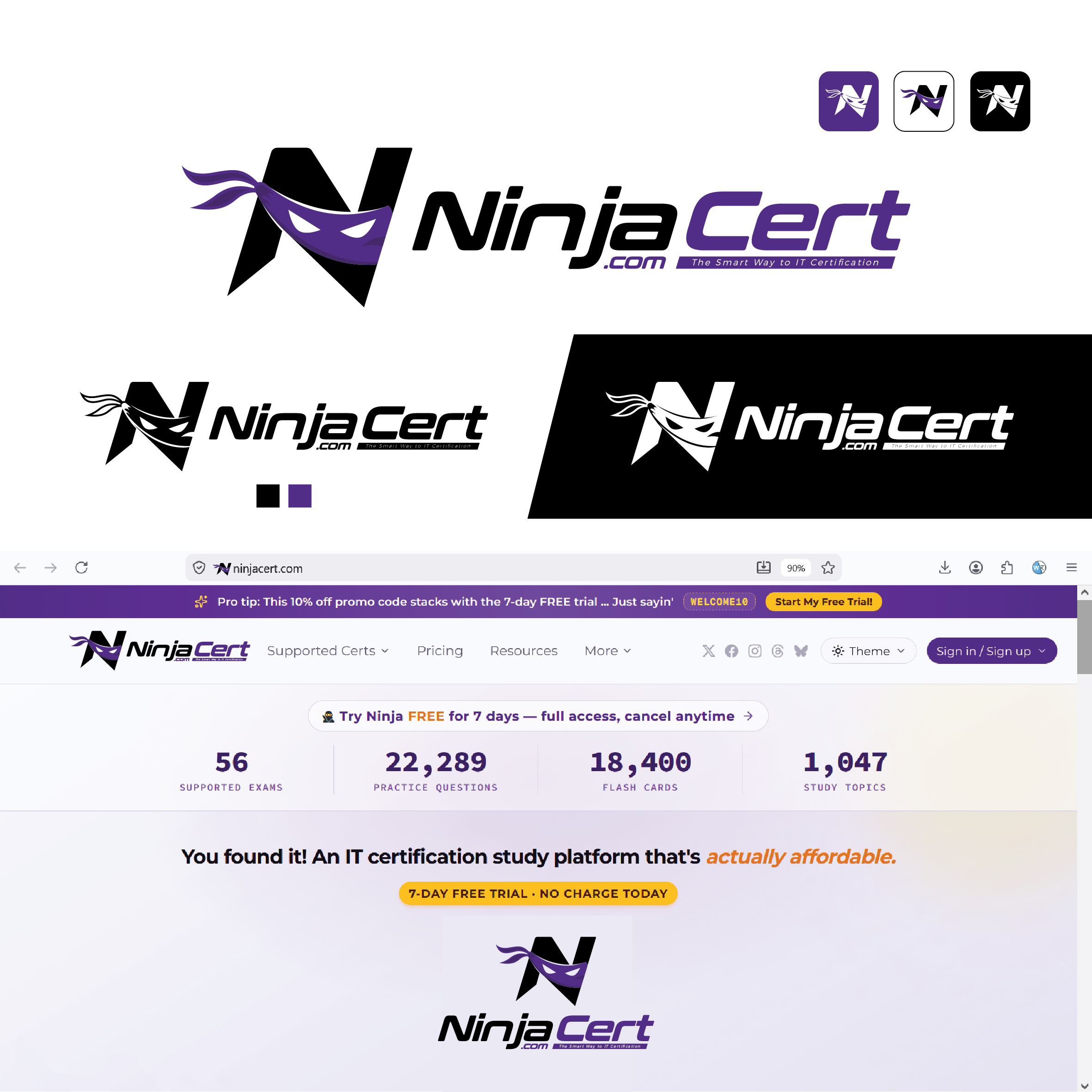 Design de Logo par ArchaProduction pour NinjaCert, LLC | Design #37483261
