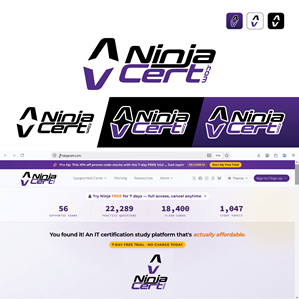 Logo Design by ArchaProduction for NinjaCert, LLC | Design: #37486410