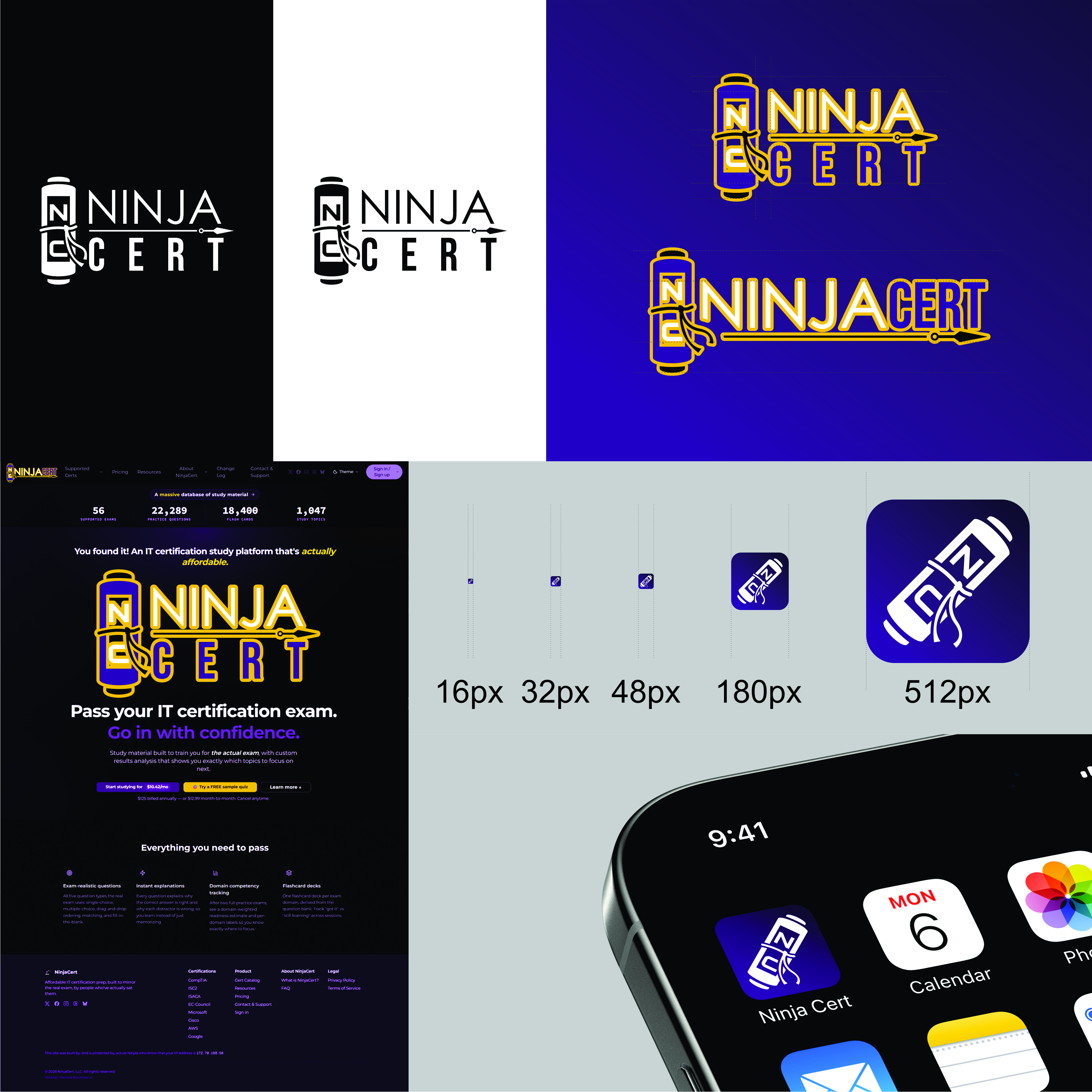 Logo Design by Mangun Wijaya for NinjaCert, LLC | Design #37470357