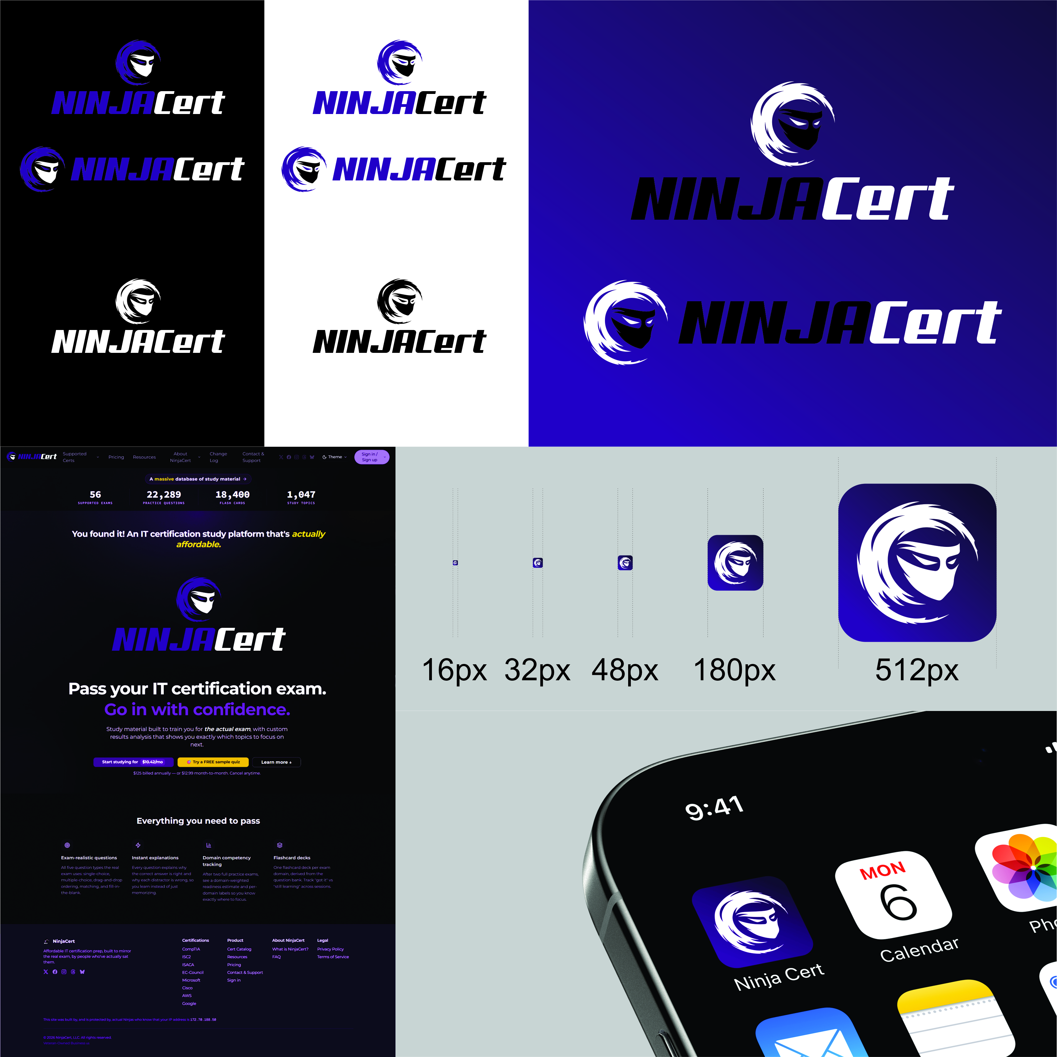 Logo Design by Mangun Wijaya for NinjaCert, LLC | Design #37470358
