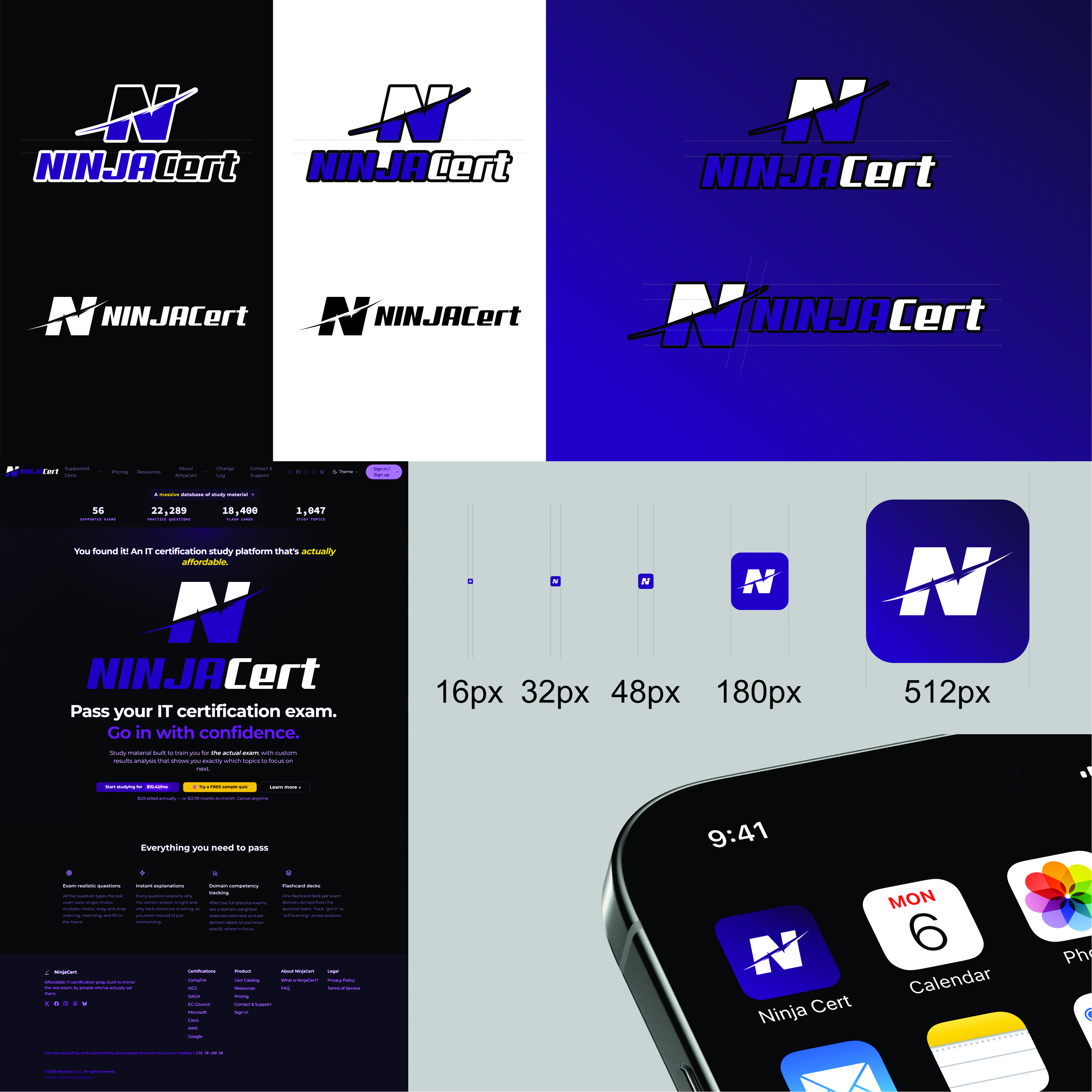 Logo Design by Mangun Wijaya for NinjaCert, LLC | Design #37470359
