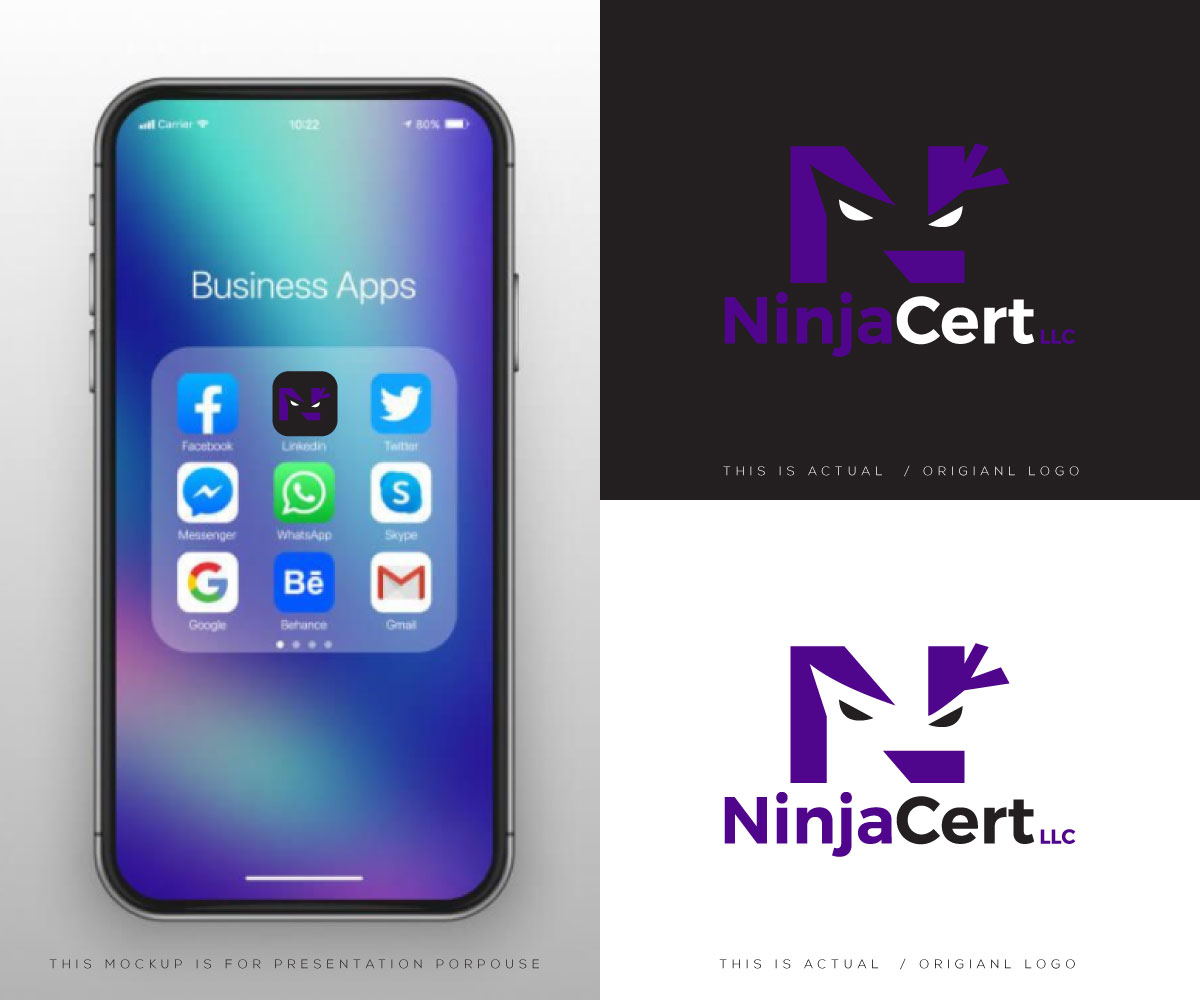 Logo-Design von Ansh Design für NinjaCert, LLC | Design #37467018