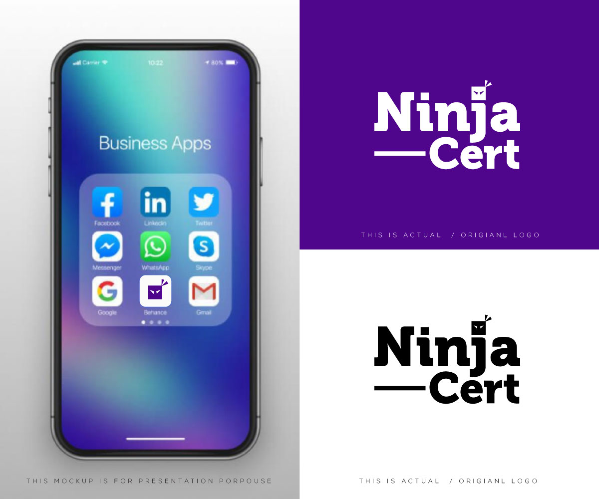 Logo-Design von Ansh Design für NinjaCert, LLC | Design #37467971