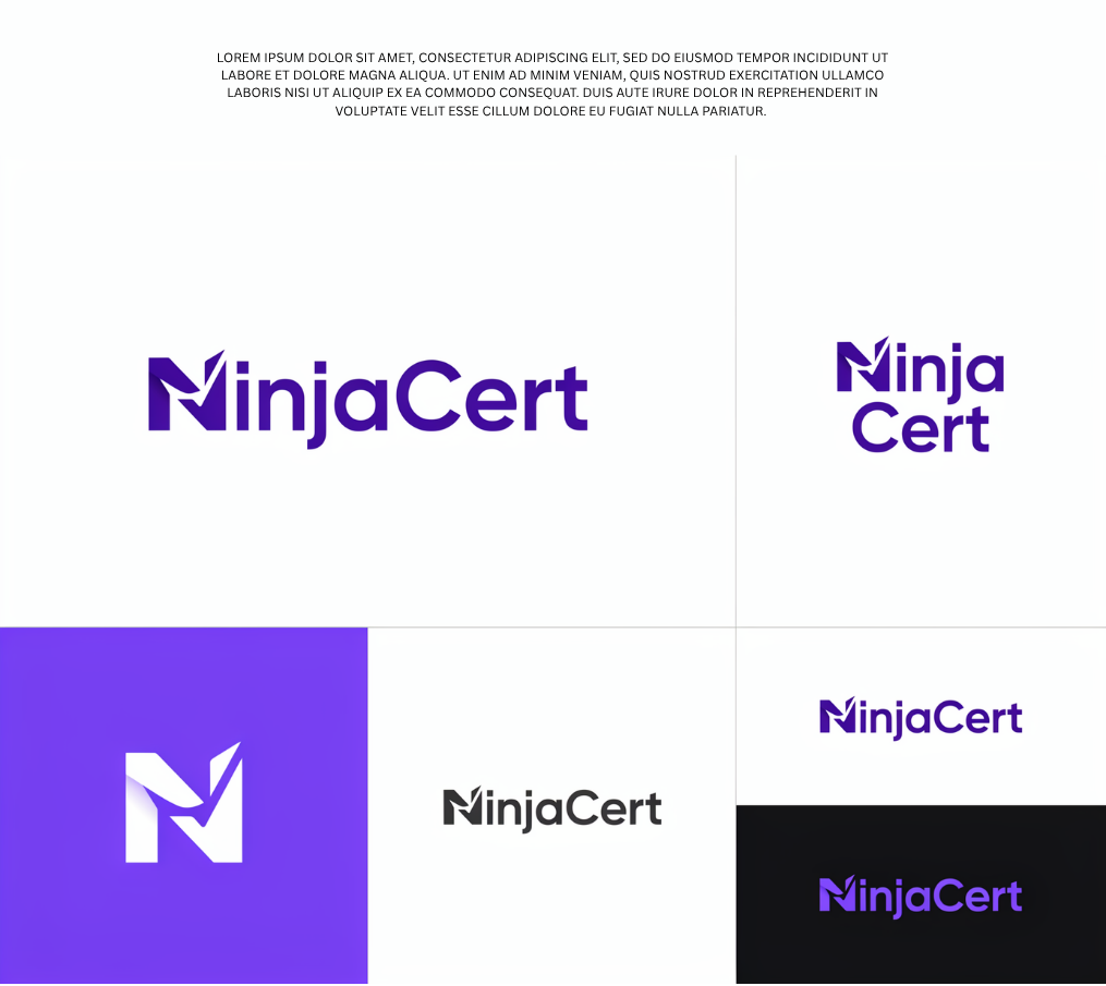 Logo Design by Design92 for NinjaCert, LLC | Design #37500532