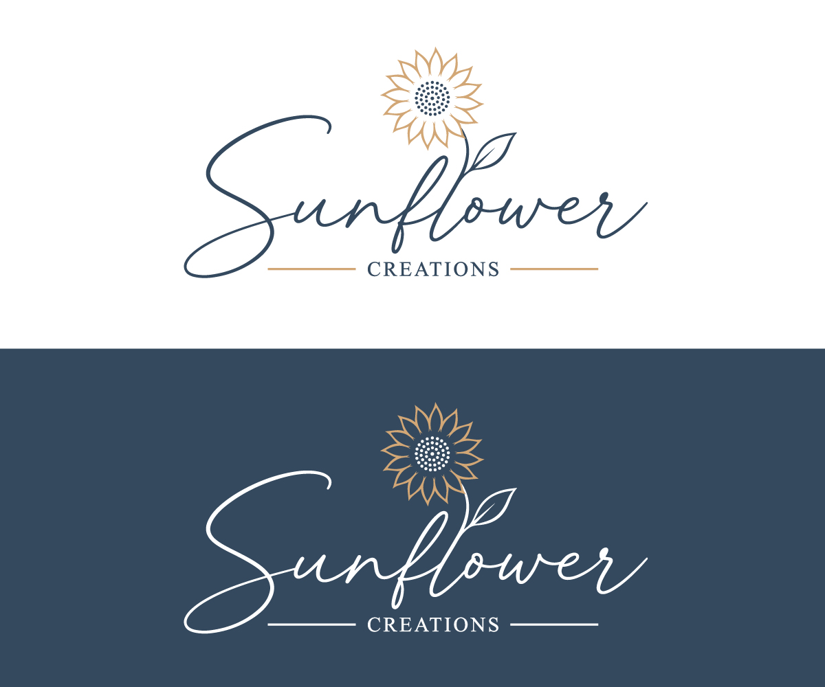 Logo Design by Adi Graphics for Sunflower Creations | Design #37481600