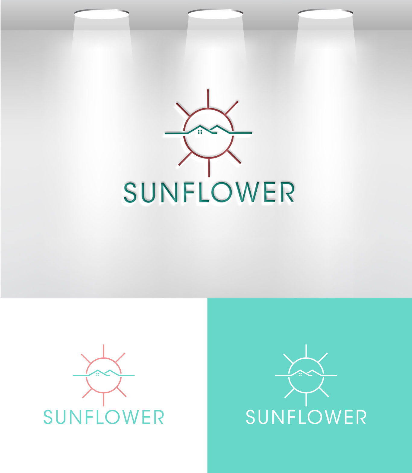 Logo Design by Mi Design1 for Sunflower Creations | Design #37476991