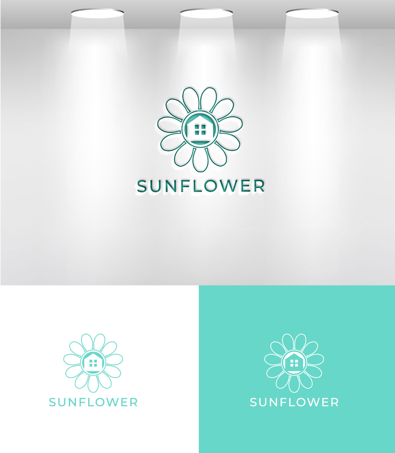 Logo Design by Mi Design1 for Sunflower Creations | Design #37477036