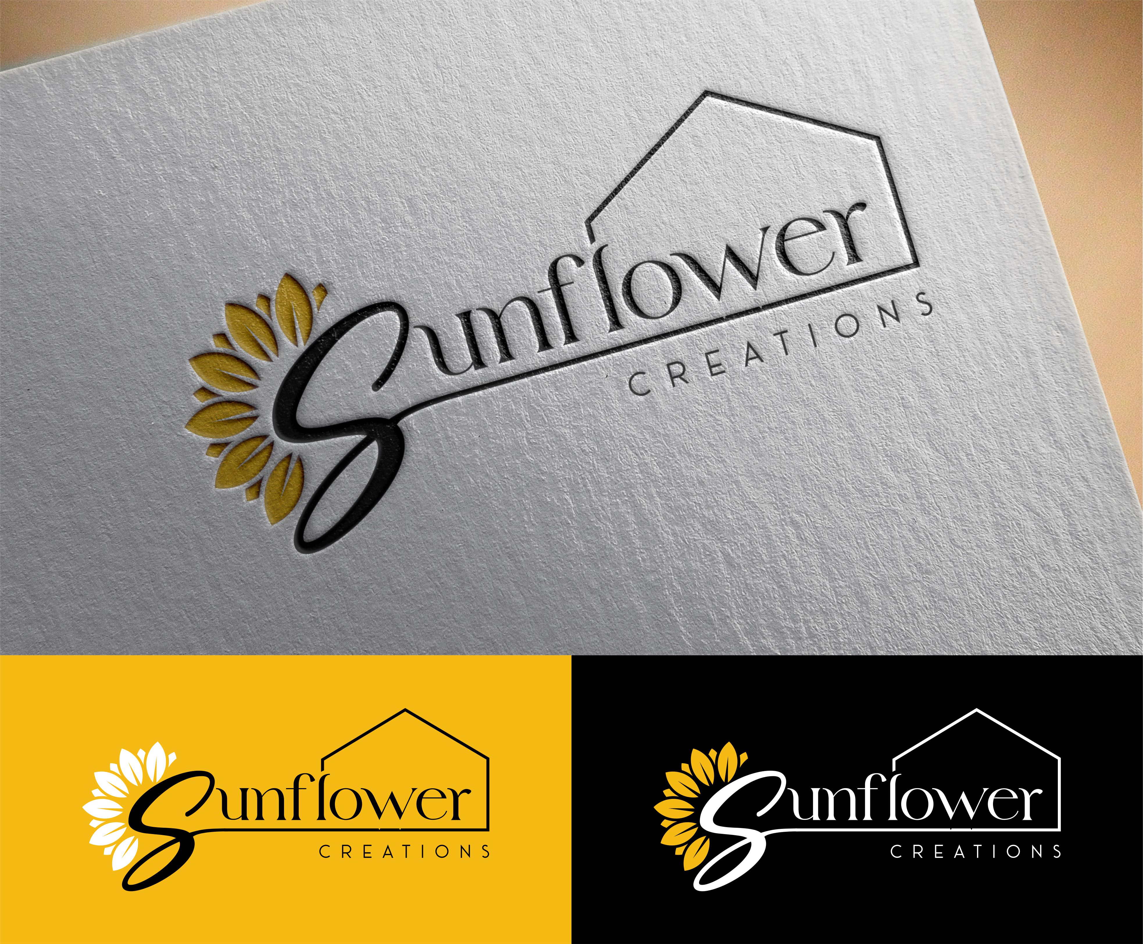 Logo Design by vta for Sunflower Creations | Design #37473129