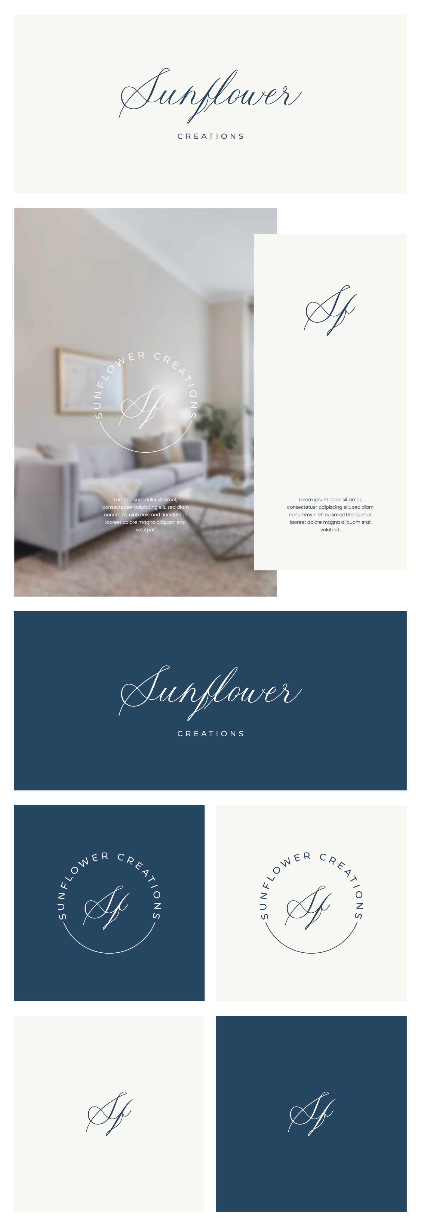 Logo Design by Ha.Connick for Sunflower Creations | Design #37484999