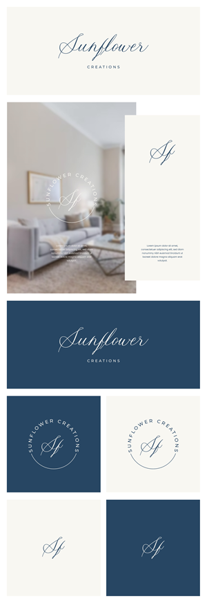 Logo Design by Ha.Connick for Sunflower Creations | Design: #37484999