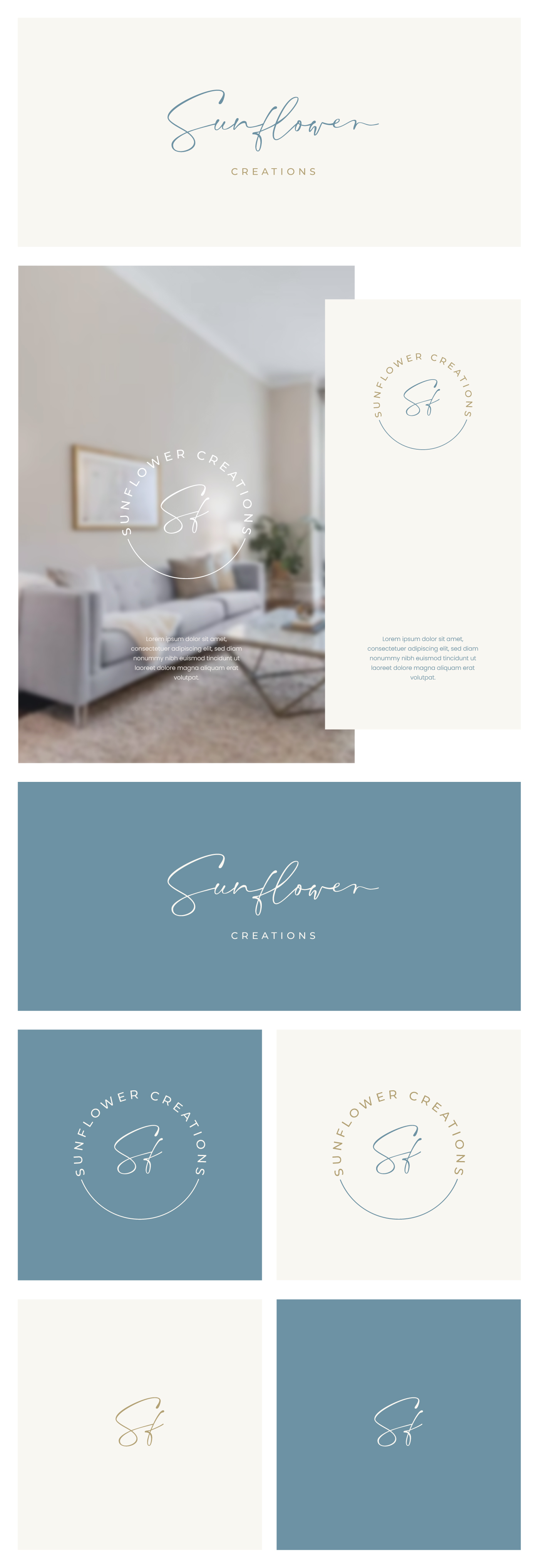 Logo Design by Ha.Connick for Sunflower Creations | Design #37485027