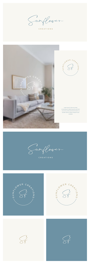 Logo Design by Ha.Connick for Sunflower Creations | Design: #37485027