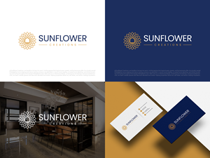 Logo Design by COLOUR CREATIVE for Sunflower Creations | Design: #37490803
