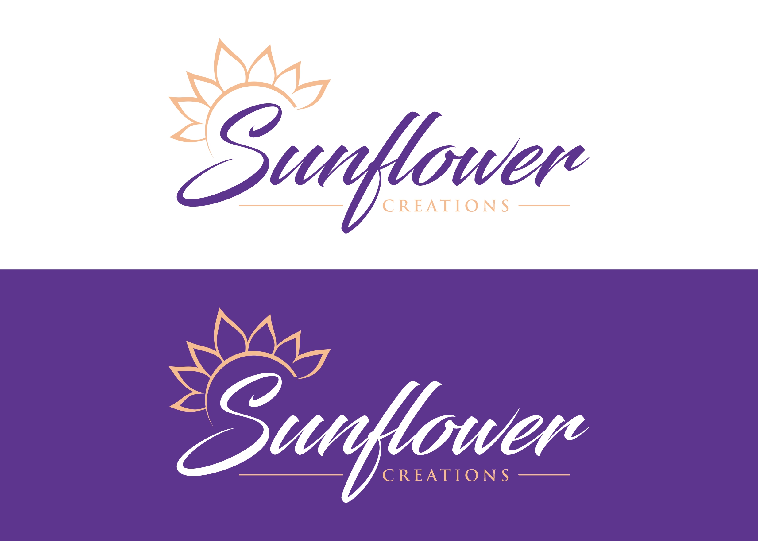 Logo Design by Mozez32 for Sunflower Creations | Design #37479322