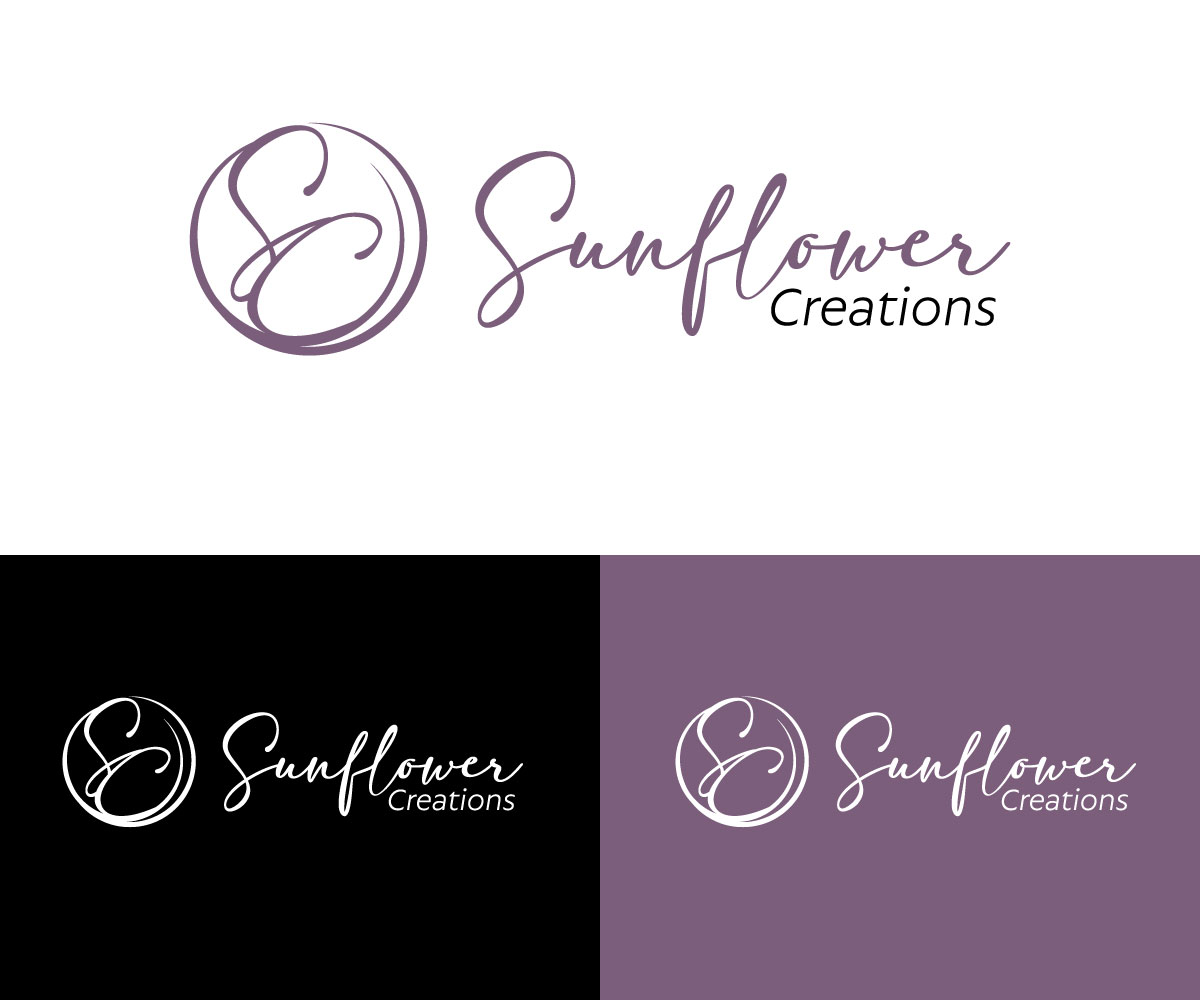 Logo Design by DesignMaker 2 for Sunflower Creations | Design #37485516