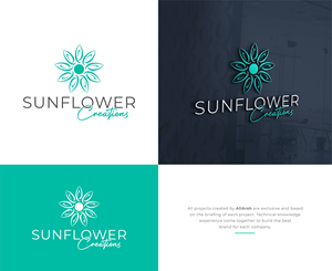 Logo Design by AliArsh for Sunflower Creations | Design: #37485257