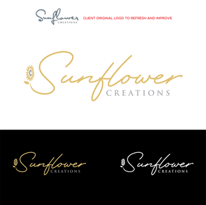 Design de Logo par John Mark Arts pour Sunflower Creations | Design : #37472836