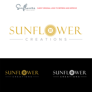 Design de Logo par John Mark Arts pour Sunflower Creations | Design : #37472837