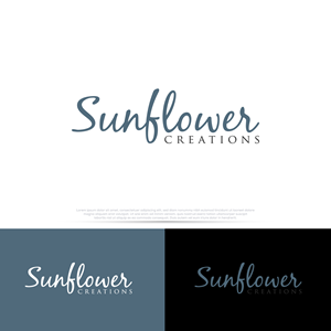Logo Design by InkPilot_Studio™ for Sunflower Creations | Design: #37474137