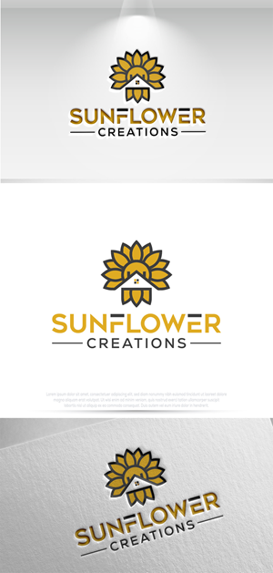 Logo Design by Raya™ for Sunflower Creations | Design: #37489600