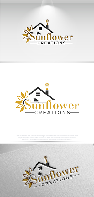 Logo Design by Raya™ for Sunflower Creations | Design: #37489689