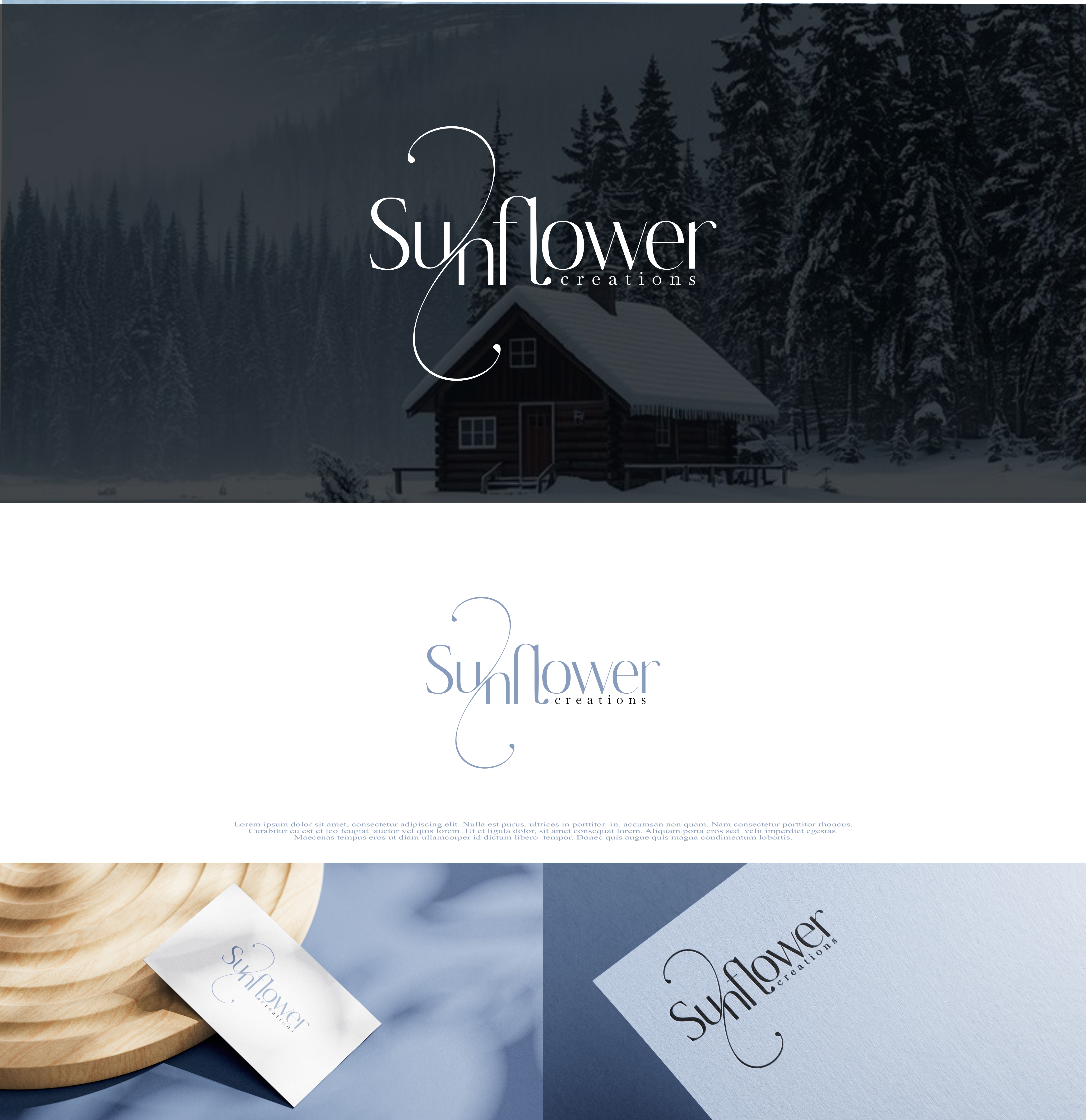 Logo Design by creative dome for Sunflower Creations | Design #37486850