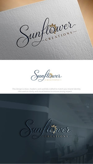Logo Design by Hamza  Al-Muttalib for Sunflower Creations | Design: #37472822