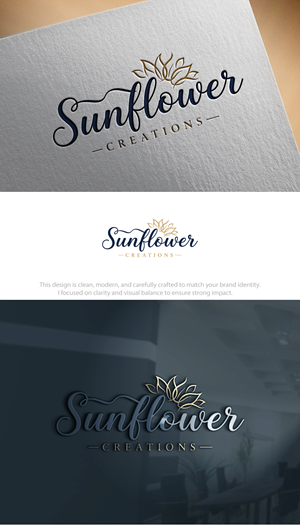 Logo Design by Hamza  Al-Muttalib for Sunflower Creations | Design: #37472823