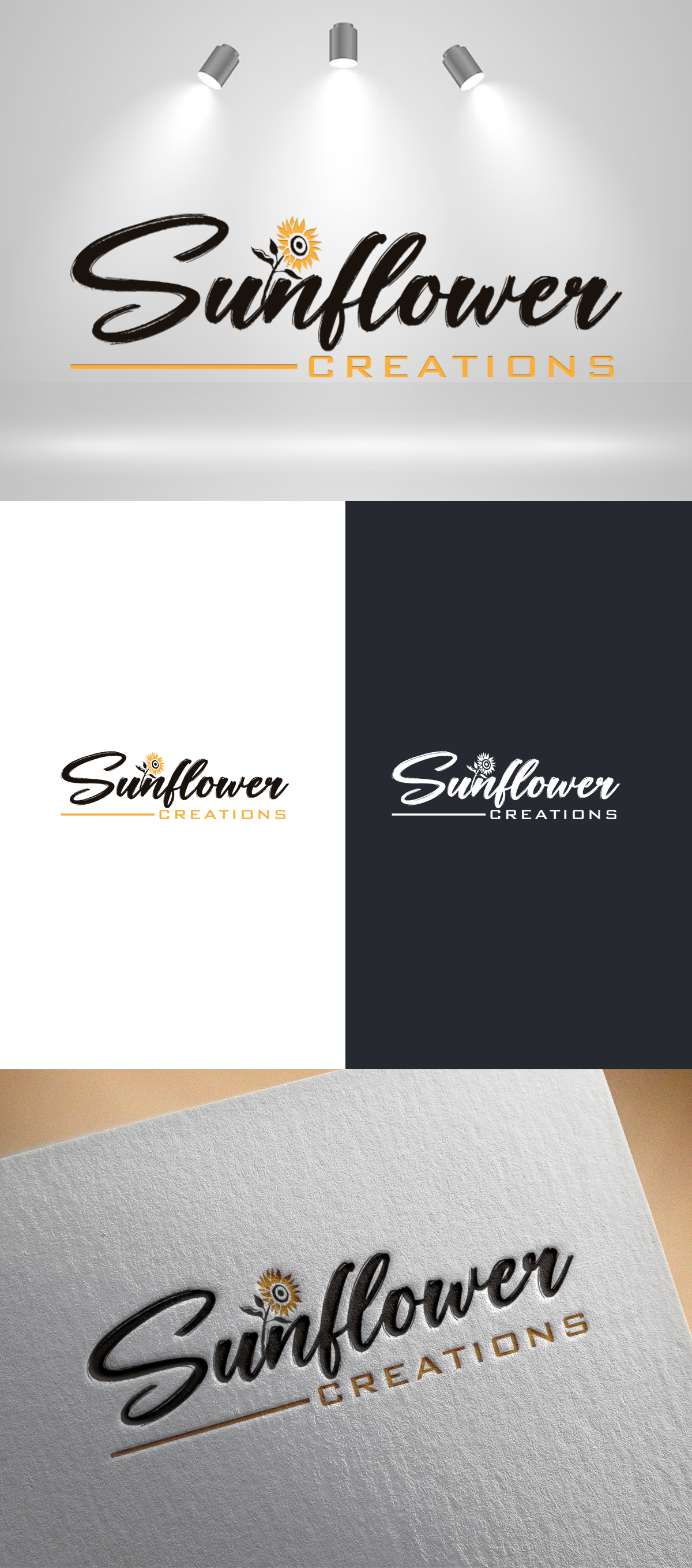 Logo-Design von SANJU1 für Sunflower Creations | Design #37475666