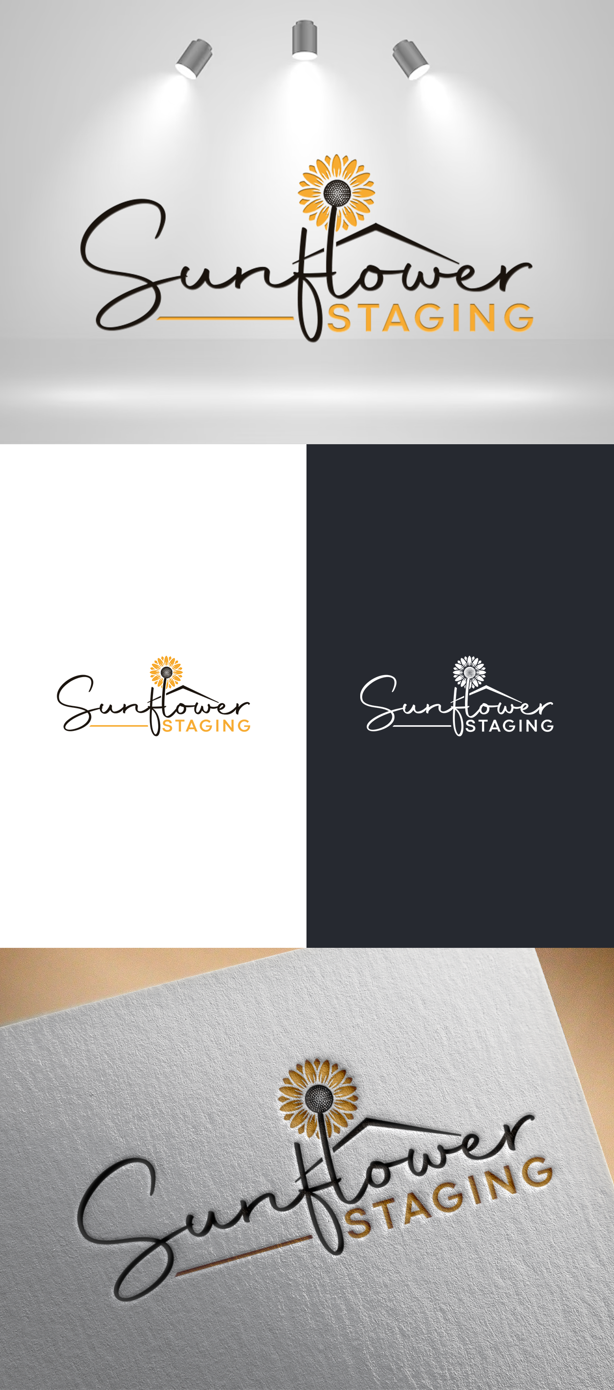 Logo-Design von SANJU1 für Sunflower Creations | Design #37475854