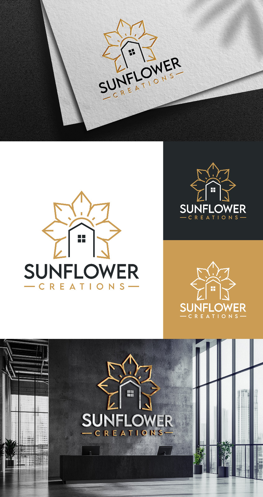 Logo Design by StunnerDesignz for Sunflower Creations | Design #37476205