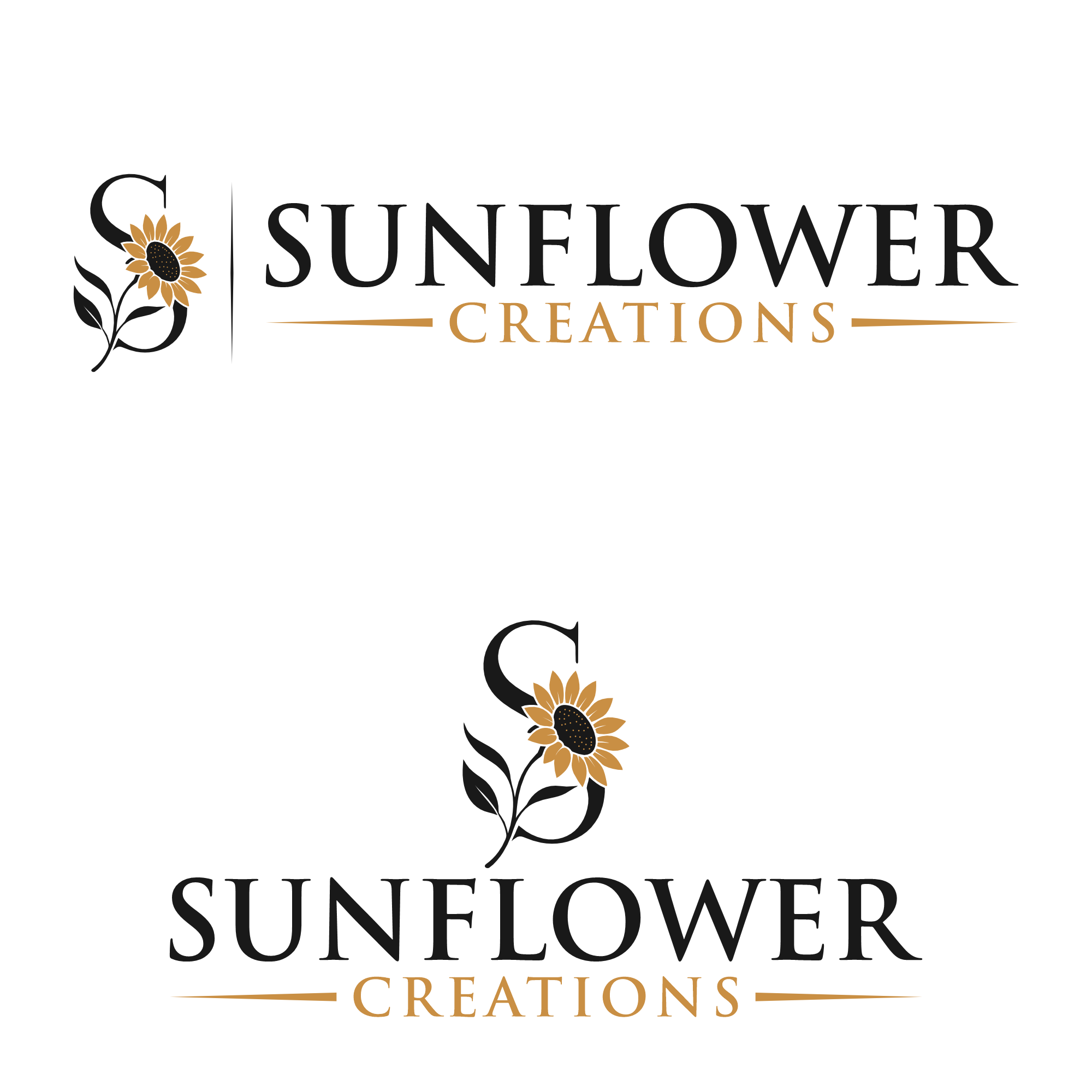 Logo Design by andreaslucky for Sunflower Creations | Design #37479479