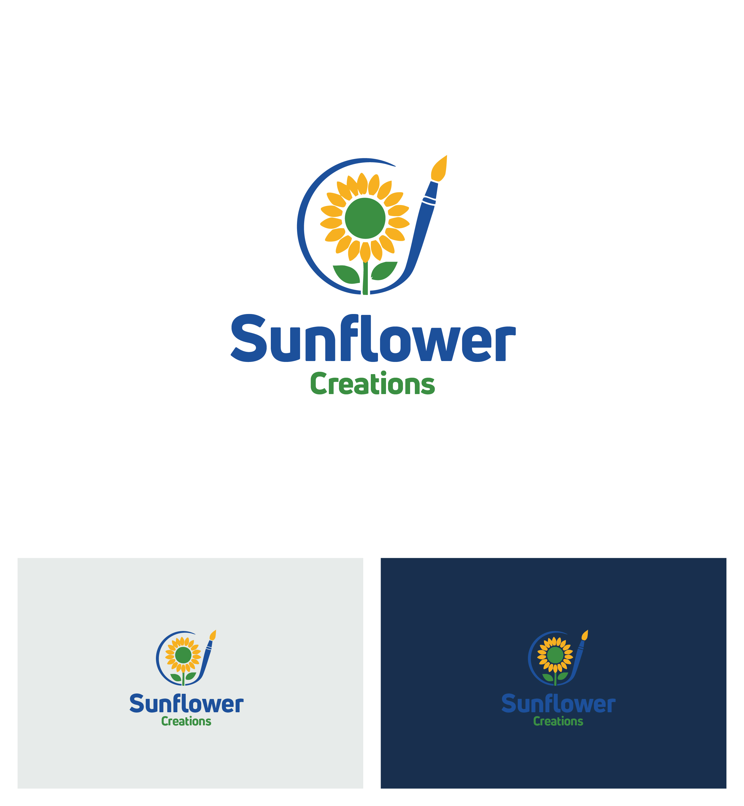 Logo Design by Afsana_Hoque for Sunflower Creations | Design #37481158
