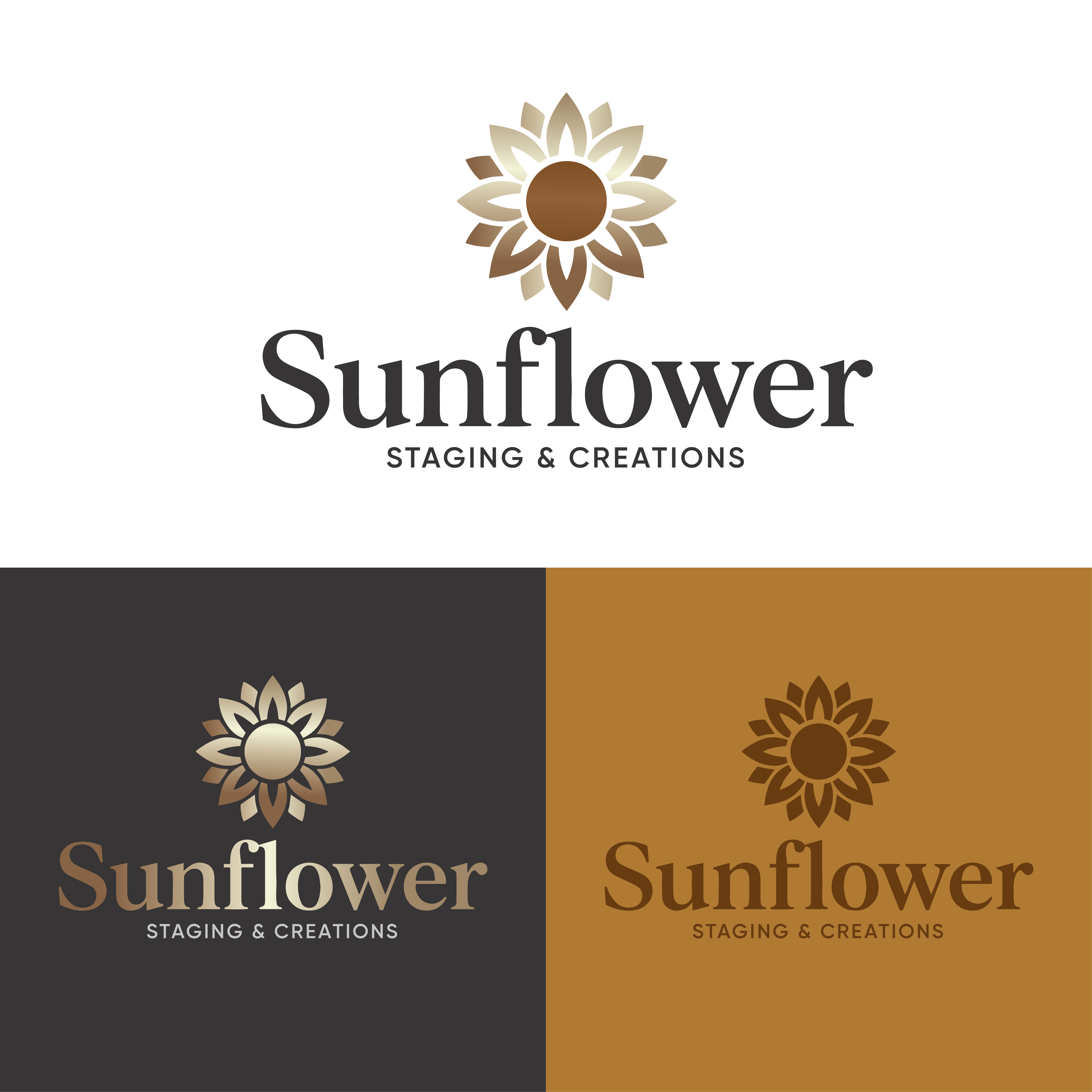 Logo Design by "Checkmate" for Sunflower Creations | Design #37491277