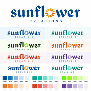 Logo Design by Splendid Designs for Sunflower Creations | Design: #37479973