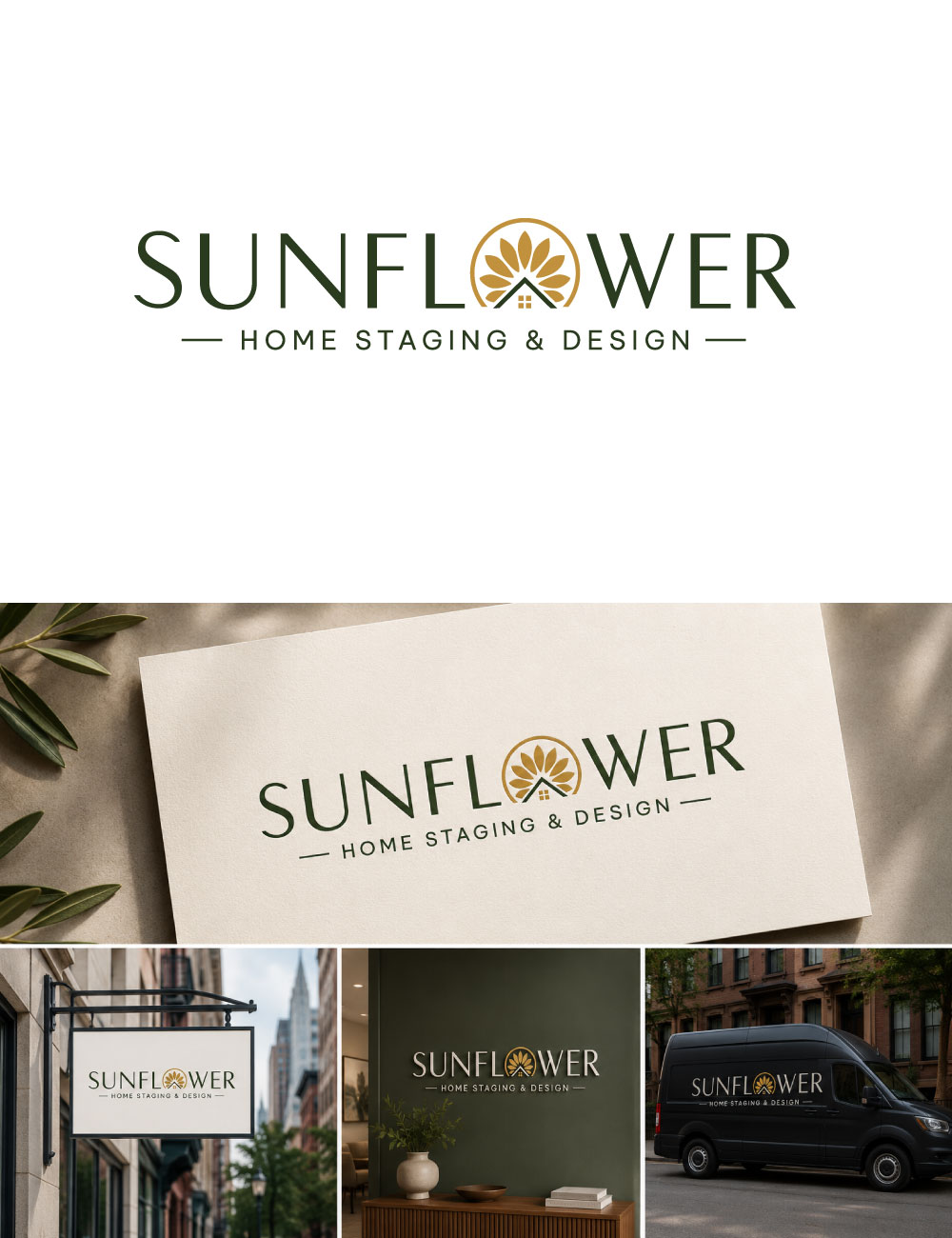 Logo Design by MaishaDesign for Sunflower Creations | Design #37472727