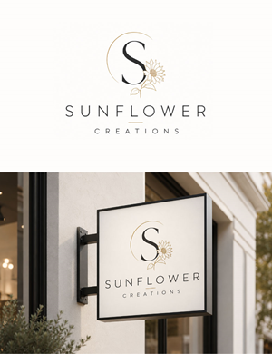 Logo Design by MaishaDesign for Sunflower Creations | Design: #37472767