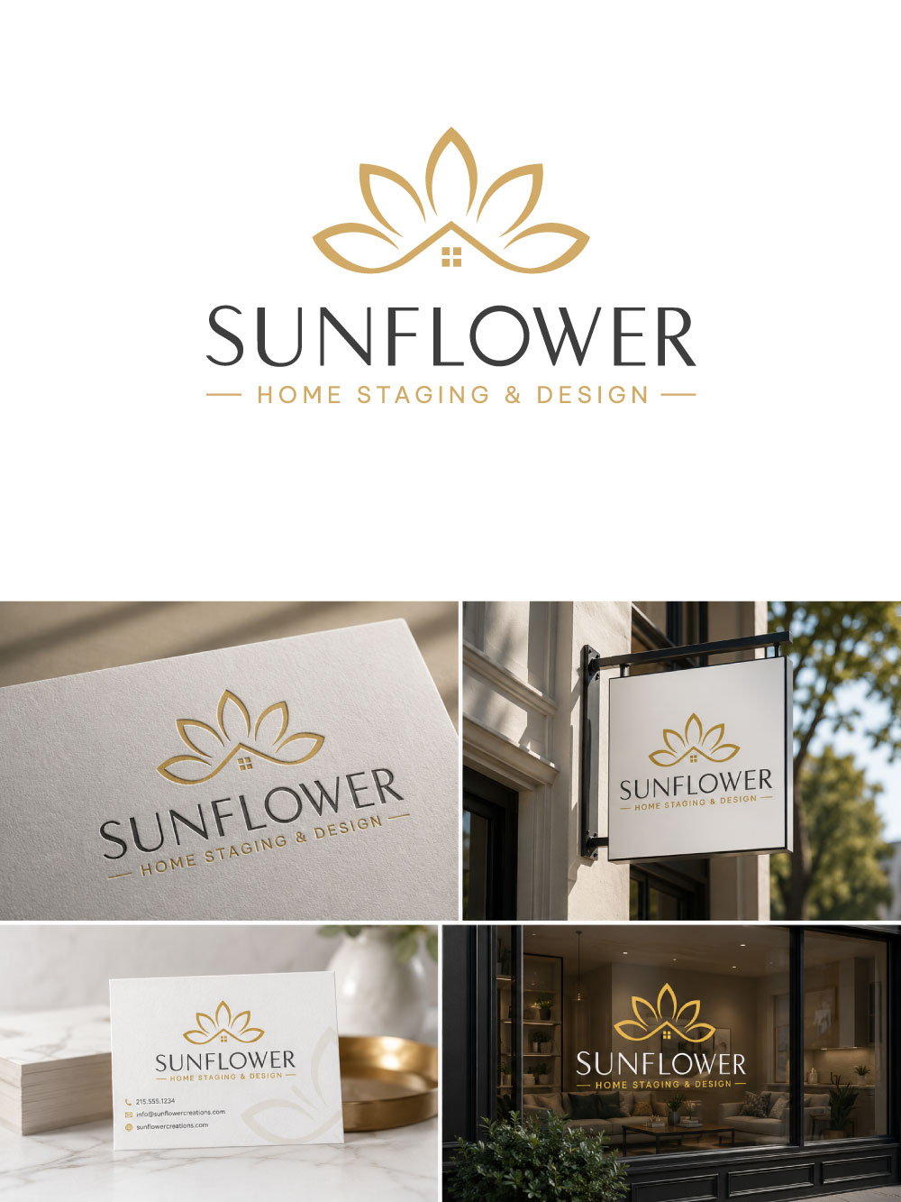Logo Design by MaishaDesign for Sunflower Creations | Design #37479271