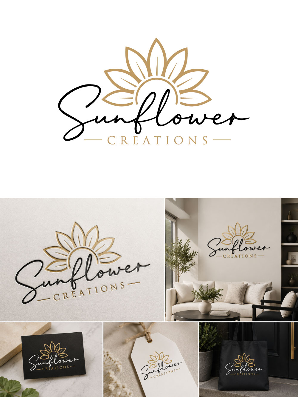 Logo Design by MaishaDesign for Sunflower Creations | Design #37479395