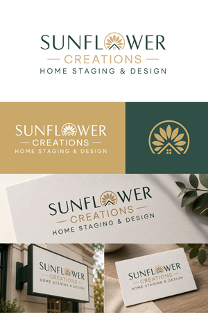Logo Design by MaishaDesign for Sunflower Creations | Design: #37487830