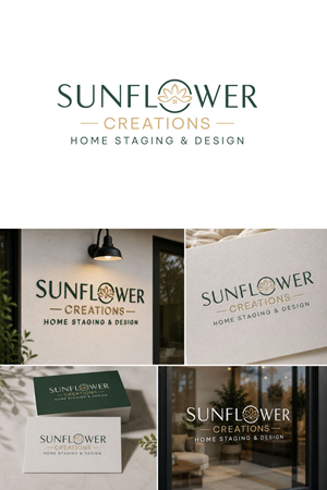 Logo Design by MaishaDesign for Sunflower Creations | Design: #37488043