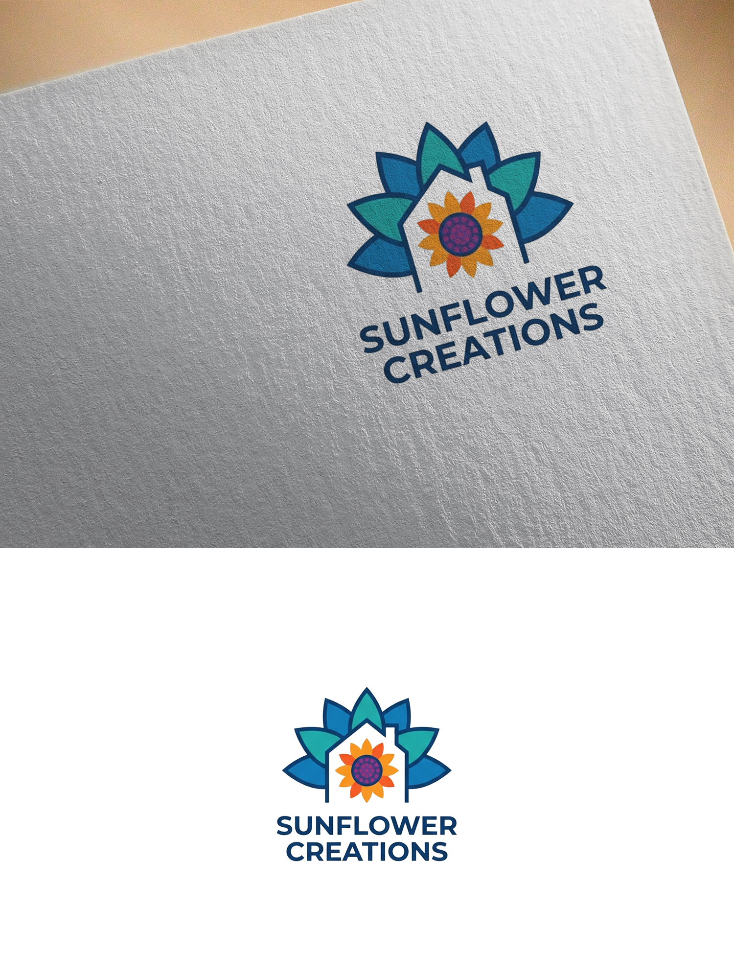 Logo Design by LogoLoot for Sunflower Creations | Design #37478235