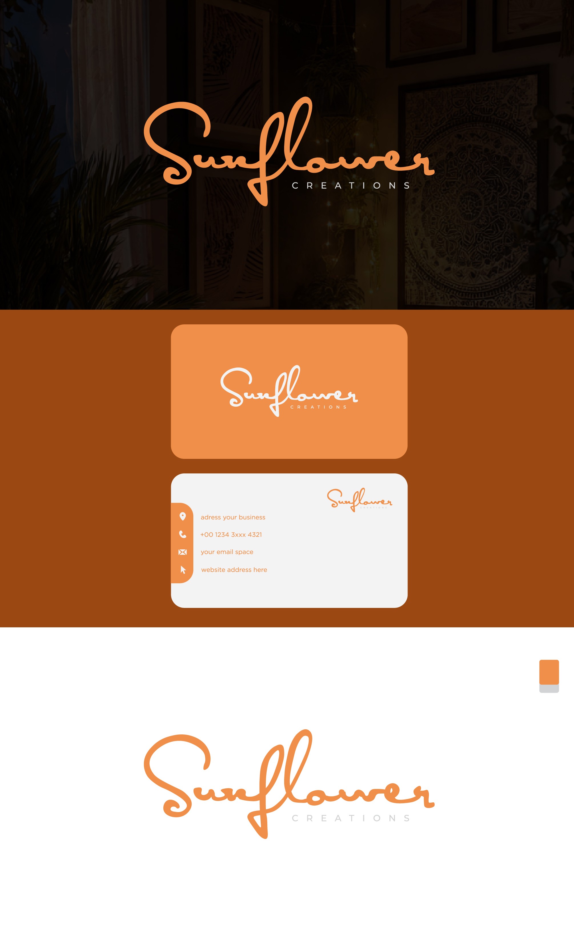 Logo Design by Annapoorna Design Co for Sunflower Creations | Design #37477678