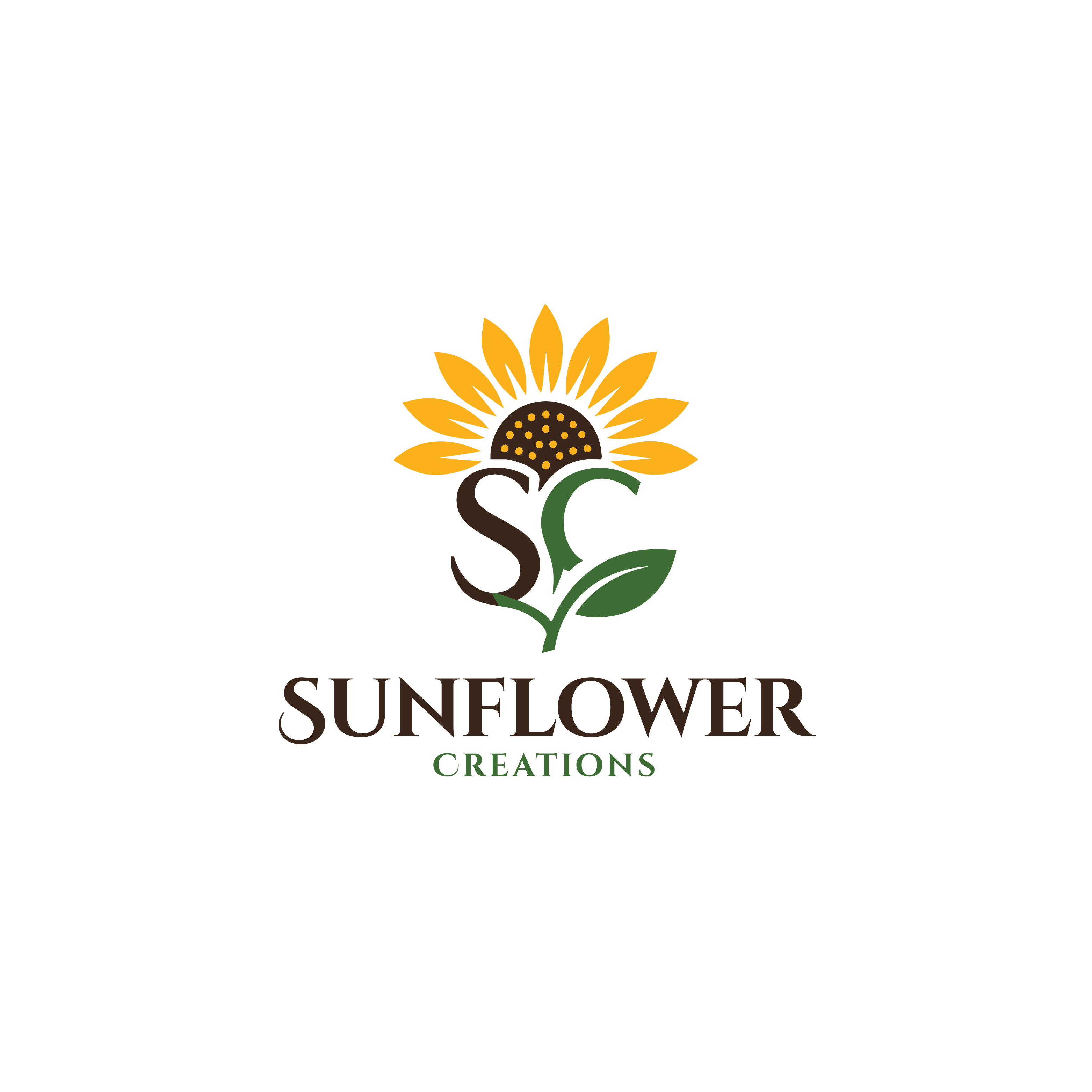 Logo Design by Usmaan4 for Sunflower Creations | Design #37481696