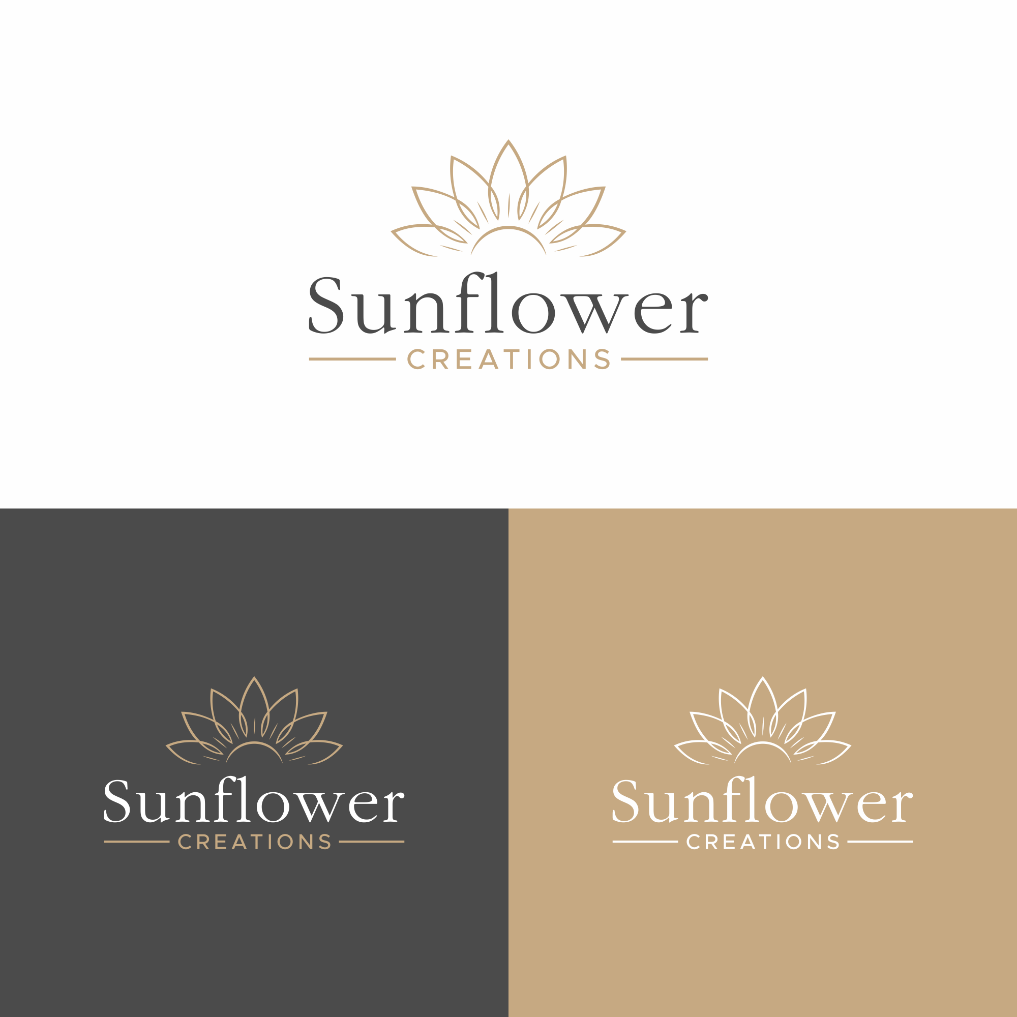 Logo Design by mas_fvad for Sunflower Creations | Design #37483080