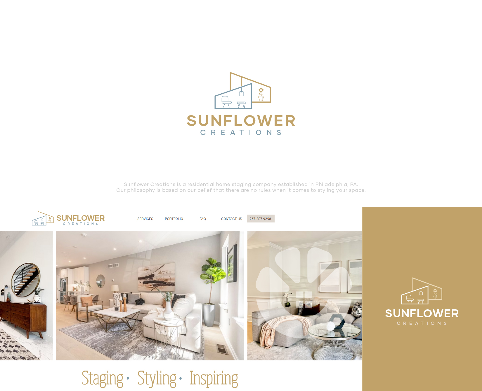 Logo Design by JuniorDesigns for Sunflower Creations | Design #37473225